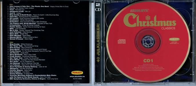 CD Absolute Christmas Classics 2002 HB