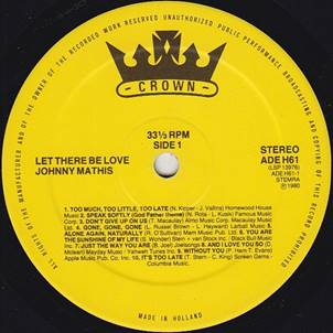 ALP Mathis, Johnny - Let There Be Love NL SA.jpg