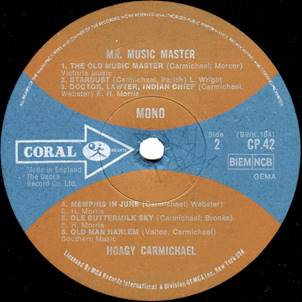 GR LP Hoagy Carmichael - Mr Music Master B.jpg
